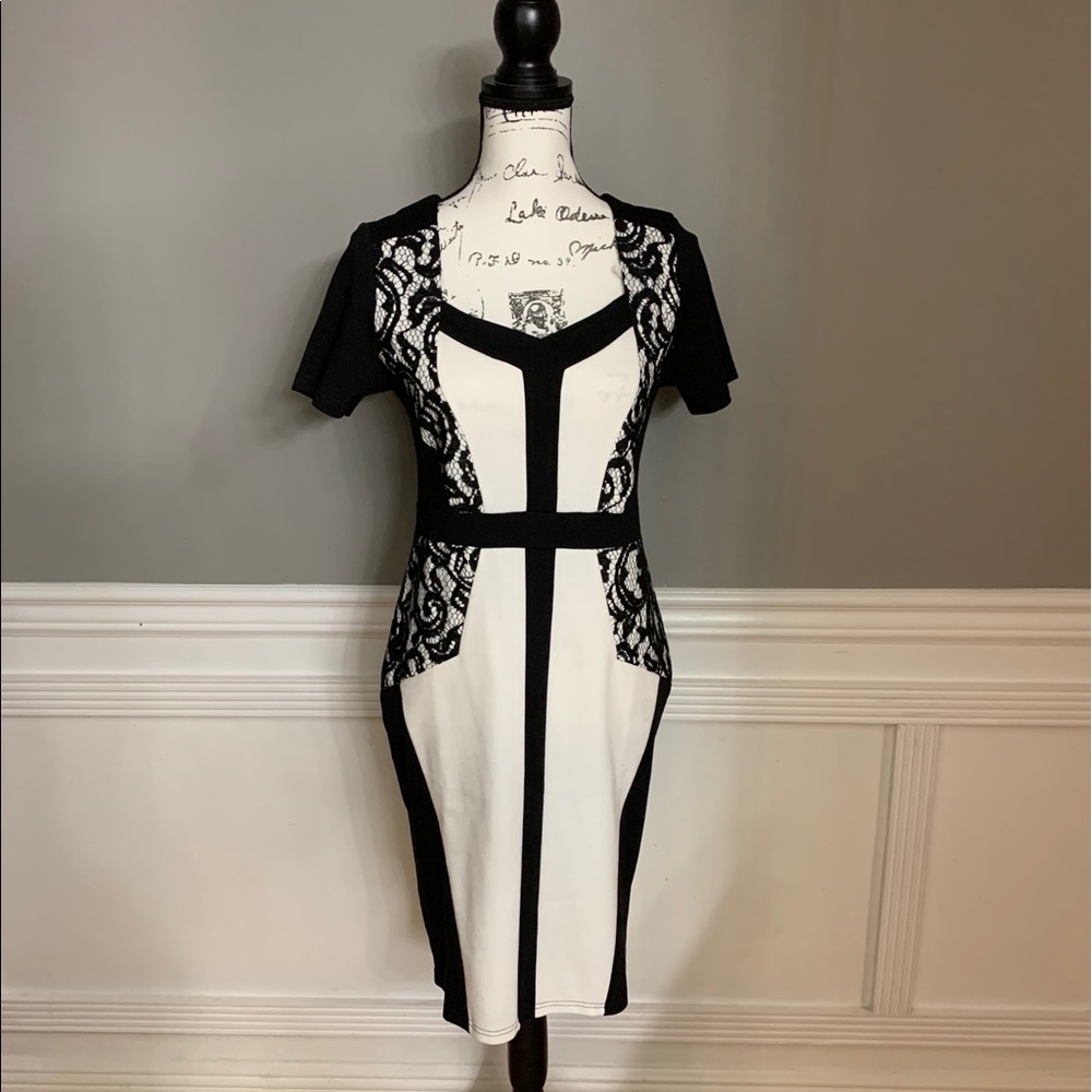 NICE-FOREVER BLOCK SHAPING DRESS, NWT, SIZE 8
